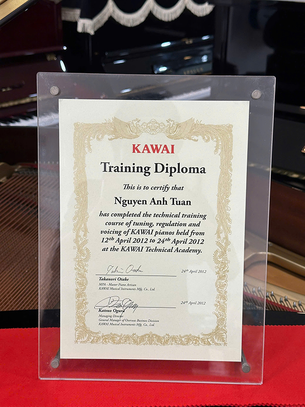chung nhan ky thuat vien piano kawai