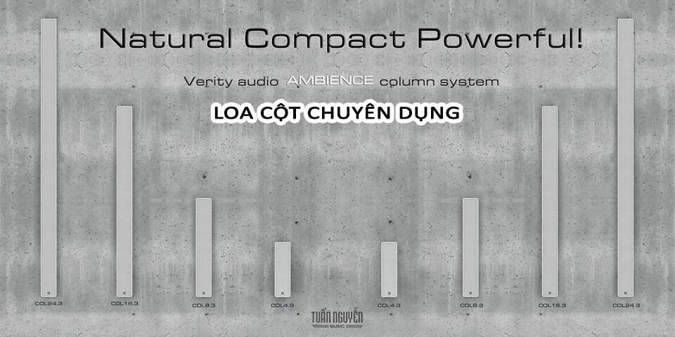 Loa cột Verity từ Pháp