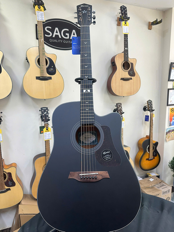 guitar acoustic mantic gt 10dce mau den thuc te