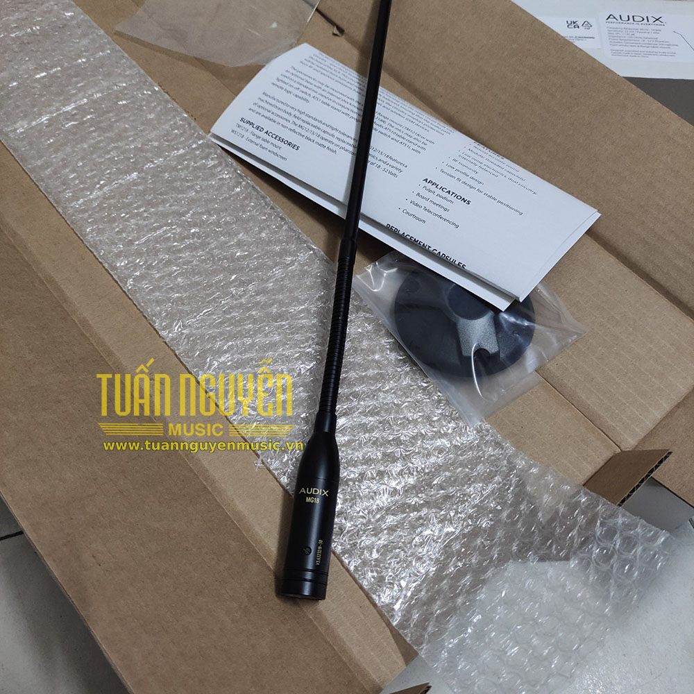 micro audix mg18hc chi tiet phu kien