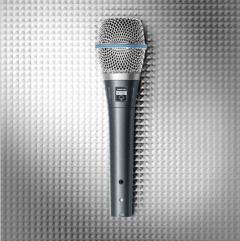 micro shure beta 87a anh thuc te