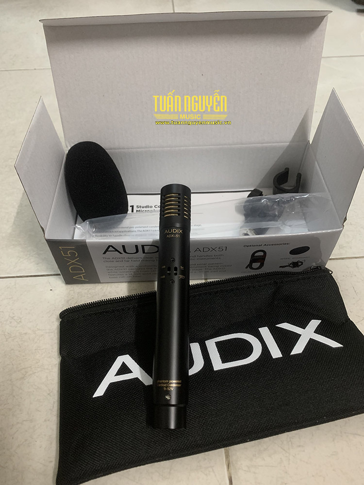 unboxing micro audix adx51 chinh hang