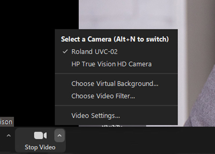 ket noi roland uvc 02 voi may tinh