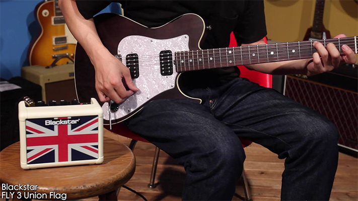 tap luyen dan guitar dien voi ampli blackstar fly 3