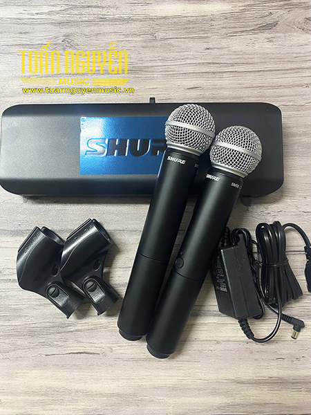 shure blx288a sm58 anh thuc te