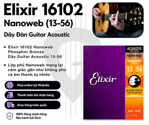 chi tiet day dan guitar elixir 16102 ai