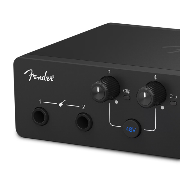 ket noi dan guitar tren soundcard fender quantum lt4