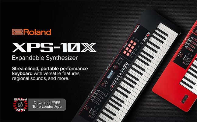 keyboard synthesizer roland xps 10x hai mau sac den va do