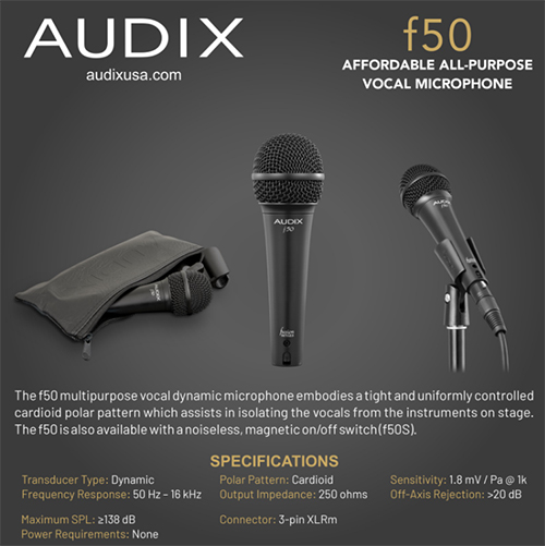 micro audix f50s chi tiet