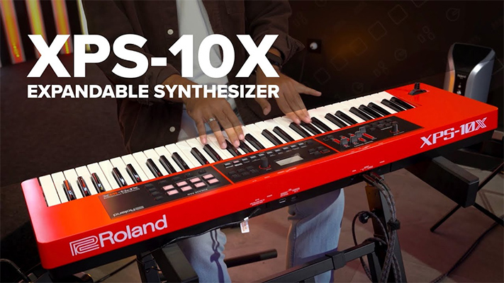 roland xps 10x dan synthesizer 61 phim mau do