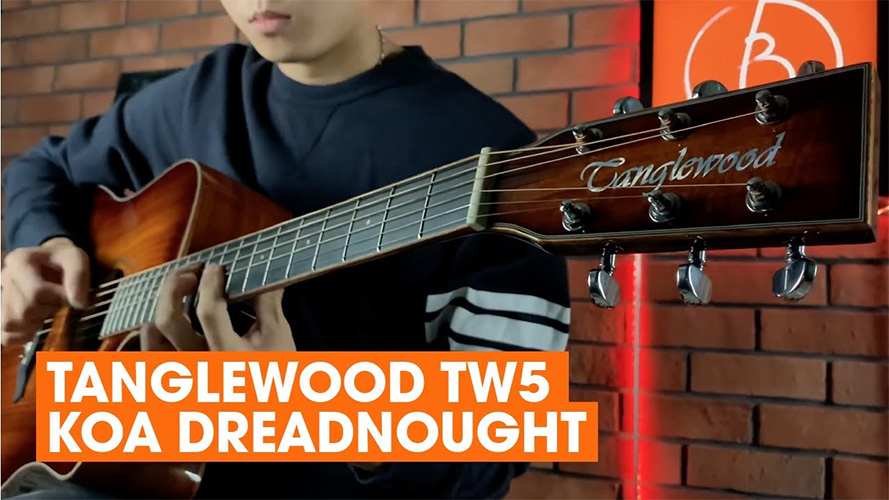 guitar tanglewood tw5 koa cho nguoi choi nang cao