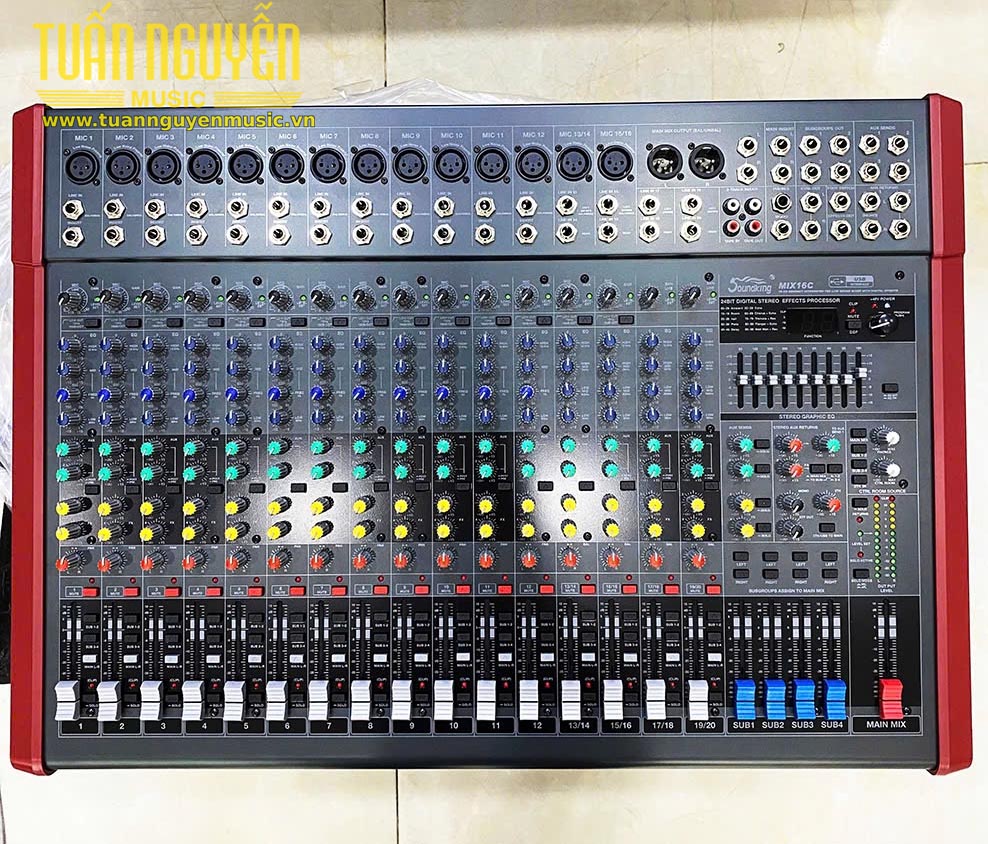 mixer soundking mix16c anh thuc te