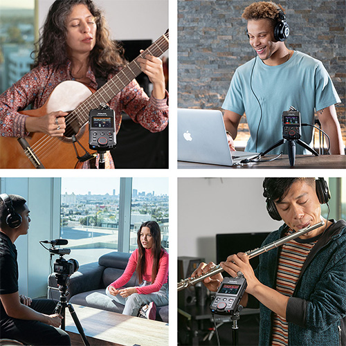 ung dung may ghi am cam tay tascam protacapture x6 1