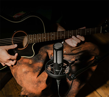 ung dung thu am nhac cu voi micro beyerdynamic m 90 pro x