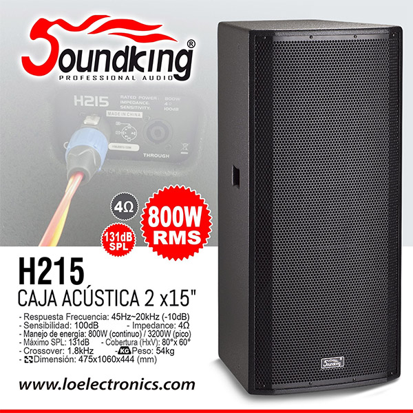 loa soundking h215 chi tiet