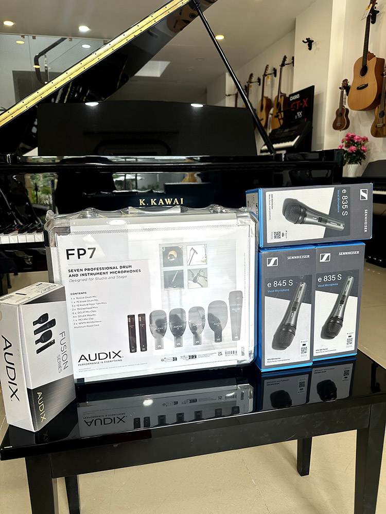 micro trong audix fp7 thuc te
