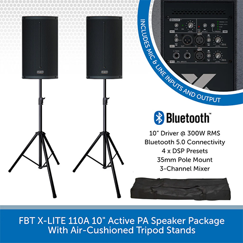 setup loa fbt x line 110a nhanh gon voi chan loa