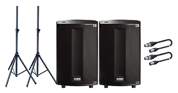 cau hinh 2 loa fbt promaxx 114a cho am thanh su kien