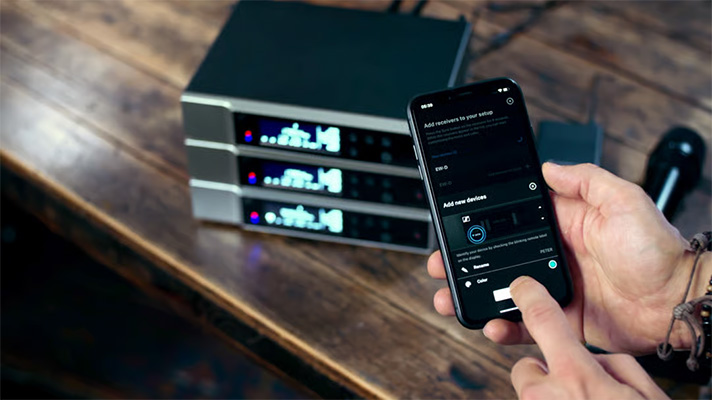 ket noi ung dung micro sennheiser ew d 835 s set