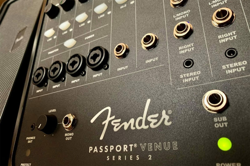 mixer tich hop tren loa fender passport venue 600w