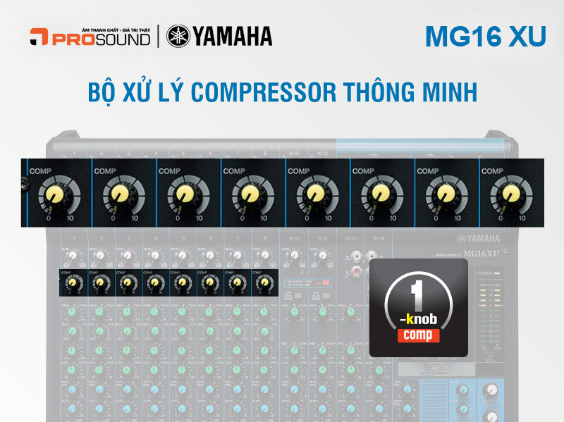 1 knob compressor nen tin hieu mixer yamaha mg16xu