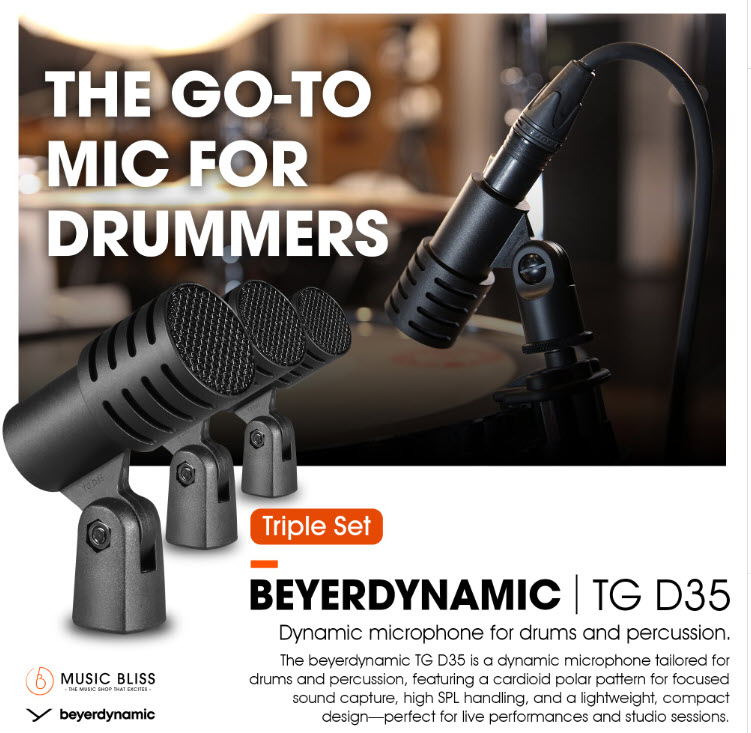 beyerdynamic tg d35 triple set 3 micro