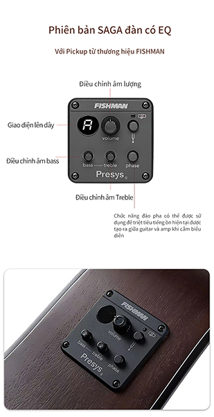 dan guitar saga sf700 tich hop eq fishman