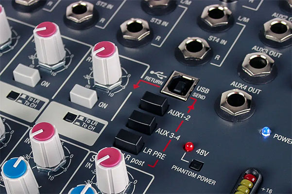 ket noi usb tren mixer allen heath zed 16fx