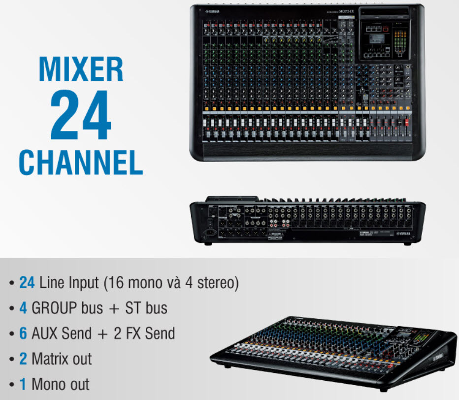 mixer yamaha mgp24x tong quan