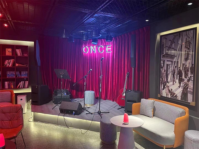 loa cot precision drive sc1003 trinh dien san khau