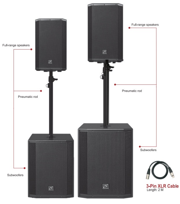 loa dong truc studiomaster vortex series da dang kich thuoc