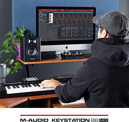 m audio keystation 88 mk3 midi controller 88 phim gia re