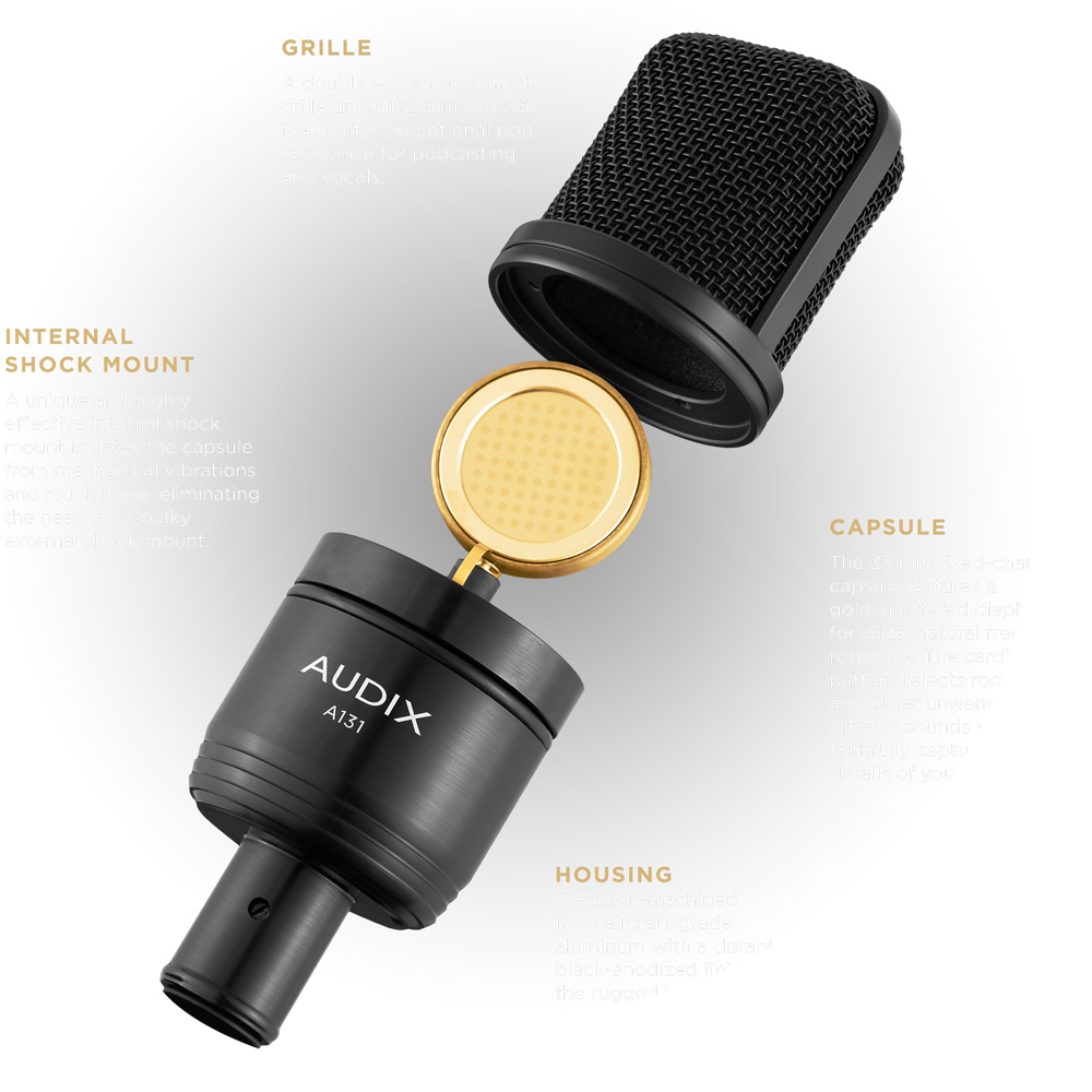 micro thu am audix a131 made in usa