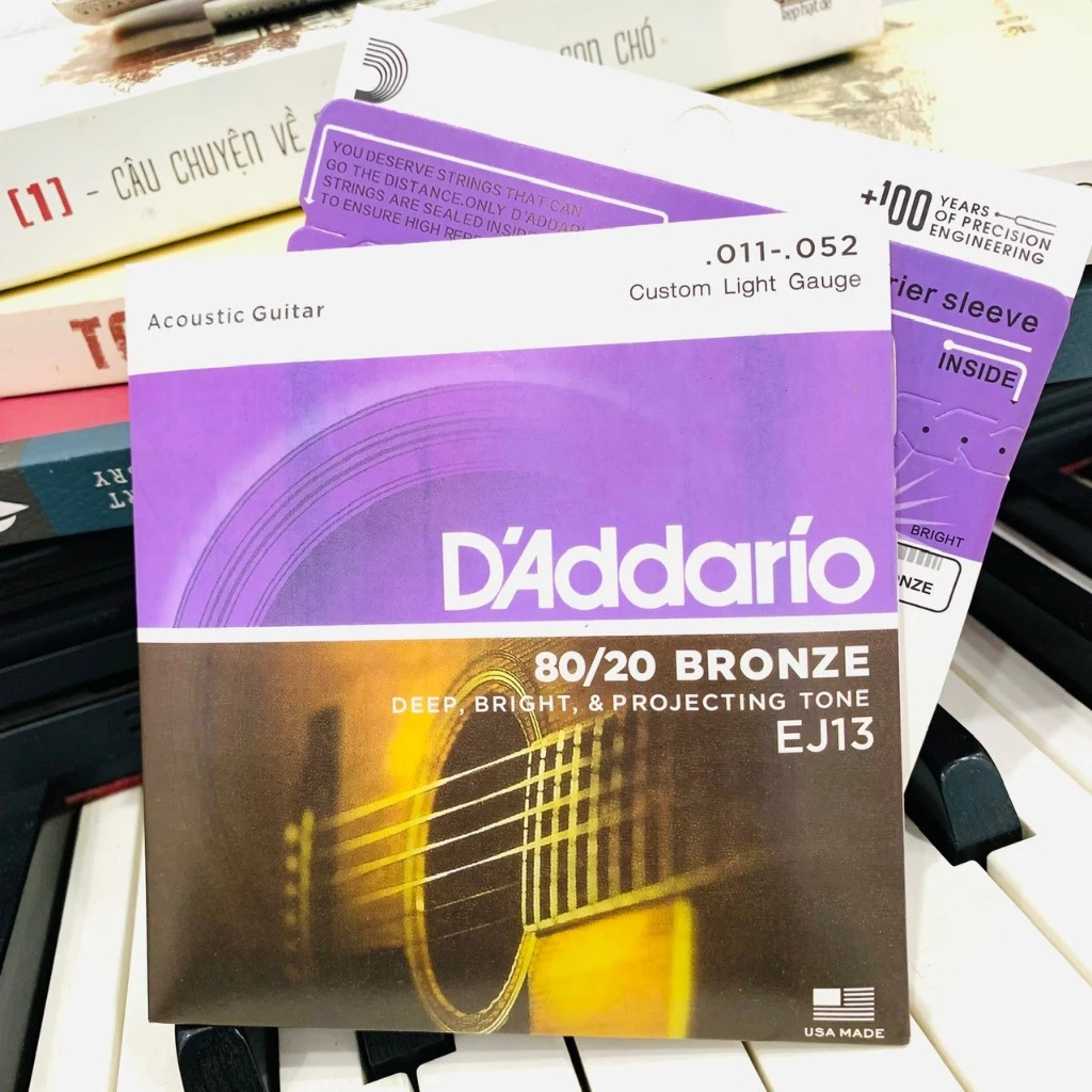 Dây đàn guitar acoustic D'Addario EJ13