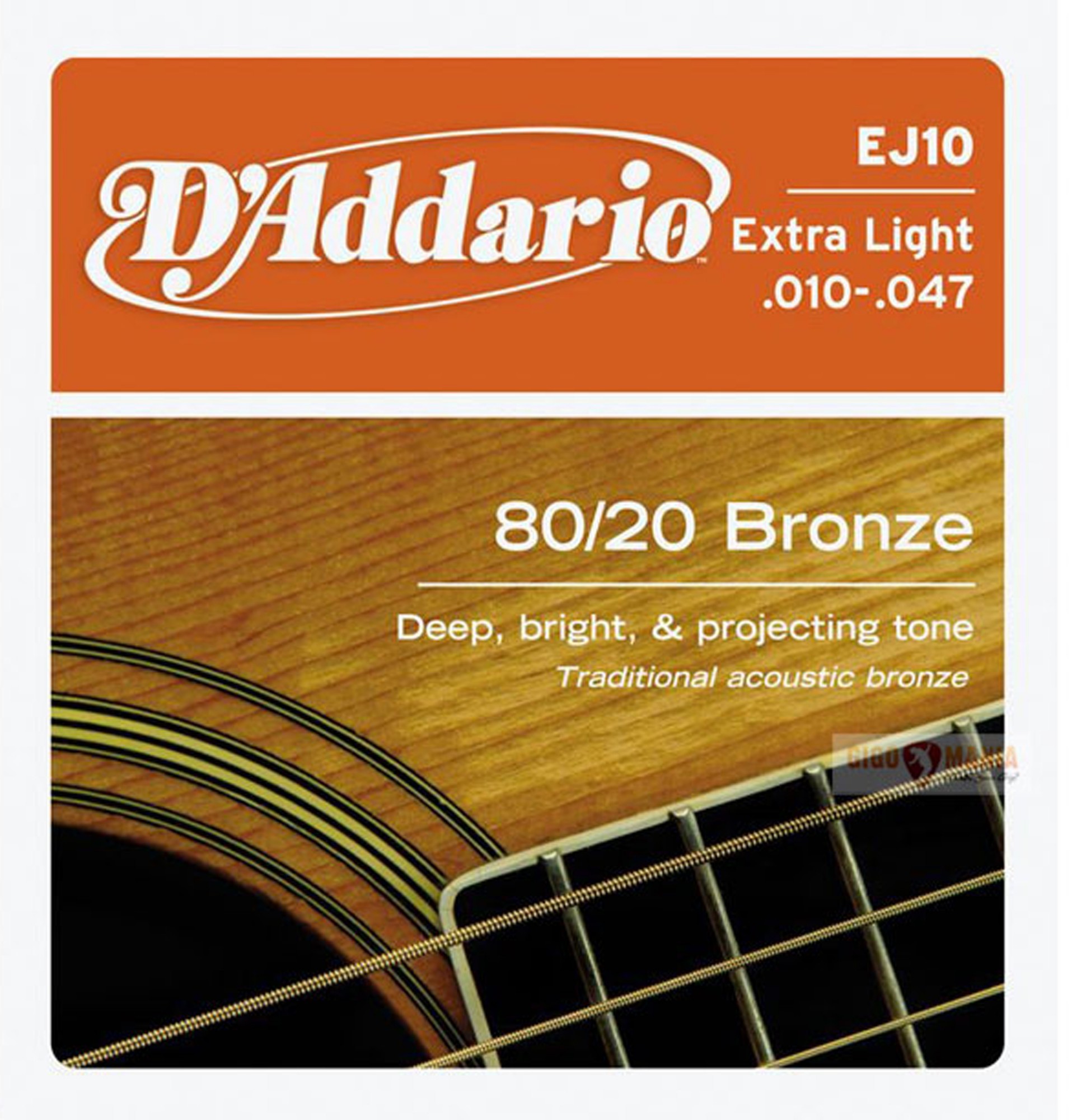 Dây đàn guitar acoustic D'Addario EJ10