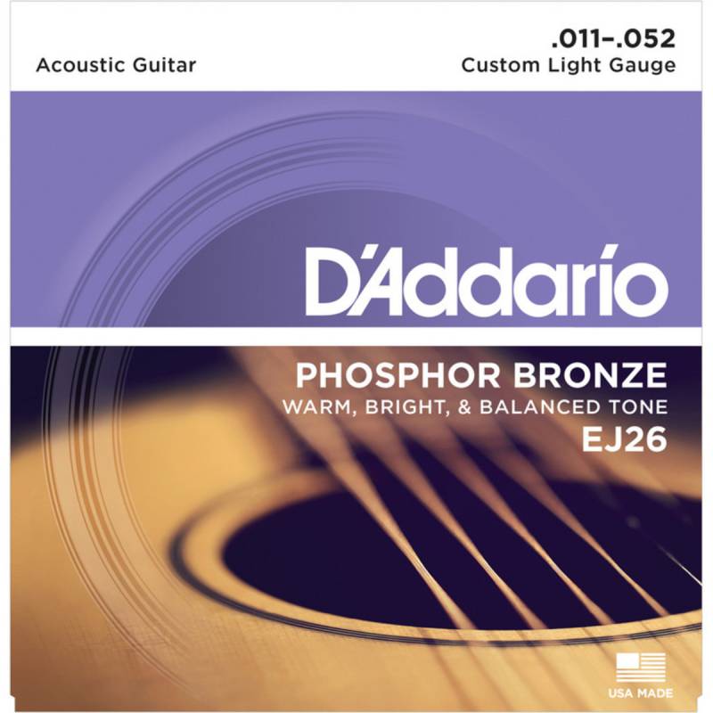 Dây đàn guitar acoustic D'Addario EJ26